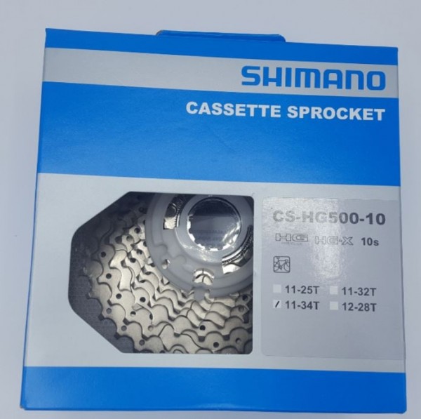 Shimano Kassette CS-HG500-10 10-fach 11-34Z MTB Originalverpackt