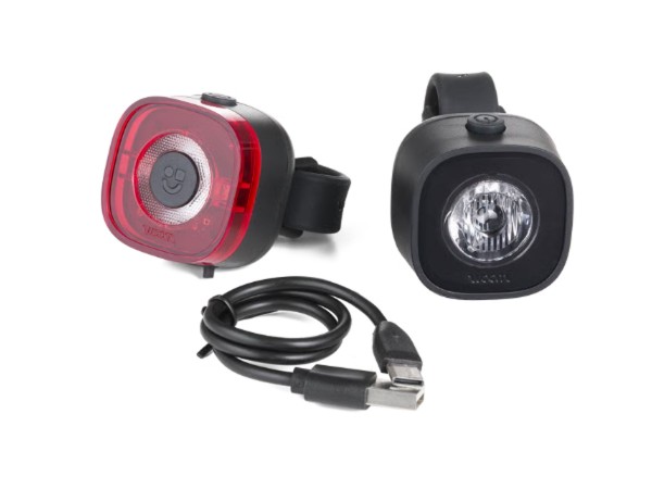 woom BEAM Fahrradlichter StVZO vorne + hinten incl. Ladekabel Beleuchtung