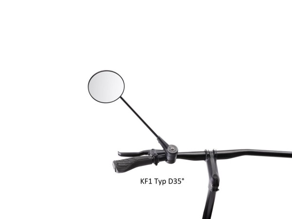 Krampe Rückspiegel KF1 Typ D35 klappbar MTB Cross City Trekking schwarz