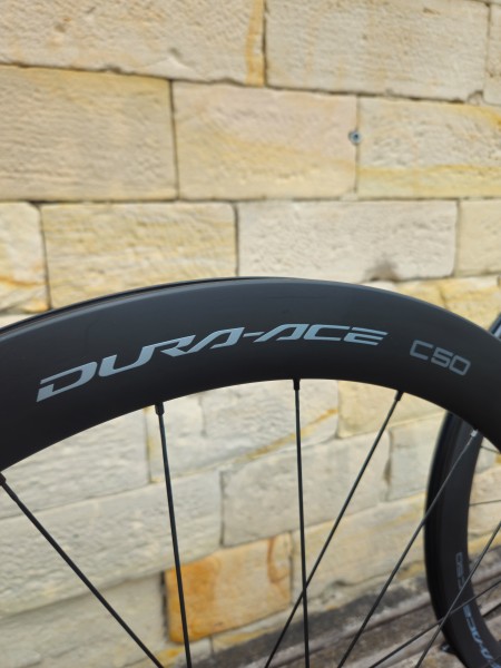 Shimano Laufradsatz Dura-Ace 28“ Disc Center Lock Carbon Höhe 50mm GEBRAUCHT