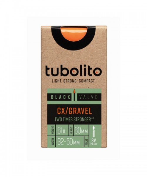 Tubolito Schlauch CX/Gravel-All SV 60 mm doppelter Pannenschutz Reifenbreite 32-50mm 61g