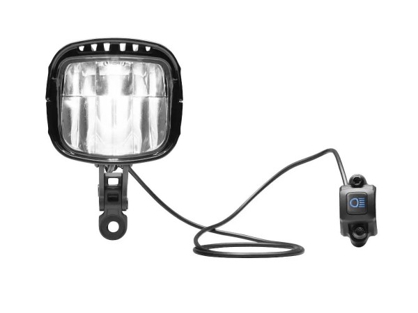 Busch & Müller LED-Scheinwerfer IQ-XL E Highbeam 300 Lux E-Bike StVZO 11-48 V Fernlicht mattschwarz