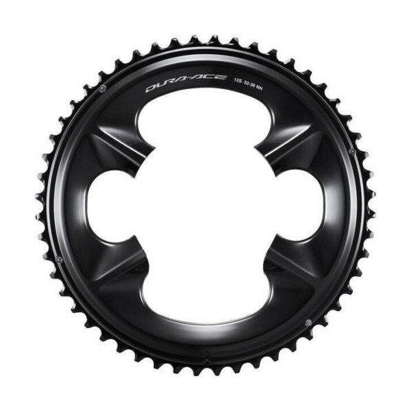 Shimano Kettenblatt FC-R9200/P 2x12fach 52Z 110 mm asymmetrisch aussen Dura-Ace schwarz