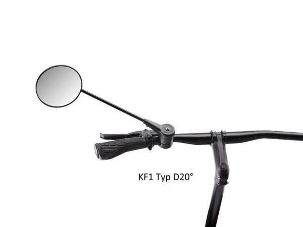 Krampe Rückspiegel KF1 Typ D20 klappbar MTB Cross City Trekking schwarz