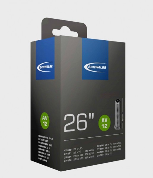 Schwalbe Schlauch AV 12 AV12 26 Zoll / 26 x 1.75 - 1 1/4