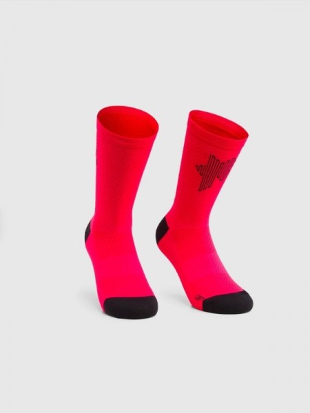 Assos Socks Speed Club 2024 Lunar Red diverse Größen