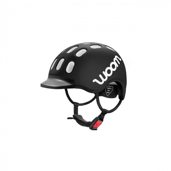 Woom KIDS Helm schwarz Größe XS 46 – 50 cm Kinder Fahrrad Kopf Schutz Sicherheit