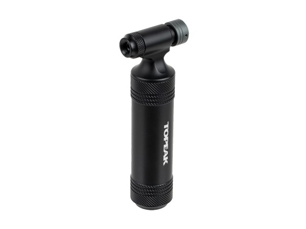 Topeak AirBooster Pro CO2 Pumpe für Kartusche 16g Ventile AV/SV Aluminium/Gummi 53g schwarz