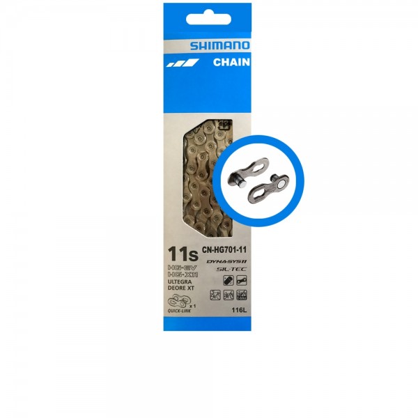 Shimano Kette CN-HG701-11 11-fach 116 Glieder mit Kettenschloss