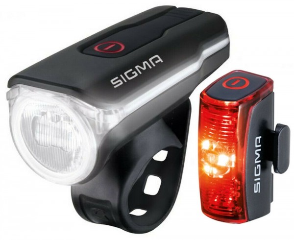 Sigma Beleuchtungsset Aura 60 + Infinity USB 60 Lux LED StVZO Fahrrad