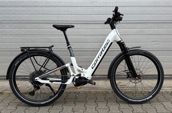 Corratec E-Power MTC 100 Elite E-Bike Tiefeinsteiger Gr. M white black copper