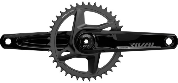 SRAM Kurbelgarnitur Rival 1 Wide DUB 1x12-fach 172,5mm 40Zähne Aluminium schwarz