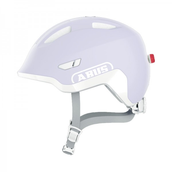 ABUS Helm Smiley 3.0 ACE LED pure lavender Gr. S 45-50cm Fahrradhelm Kinder Sicherheit