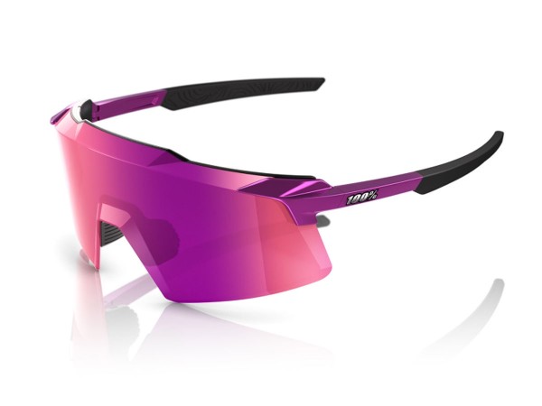 100% Aerocraft Multilayer Mirror Lens Gloss Purple Chrome Sportbrille Sport