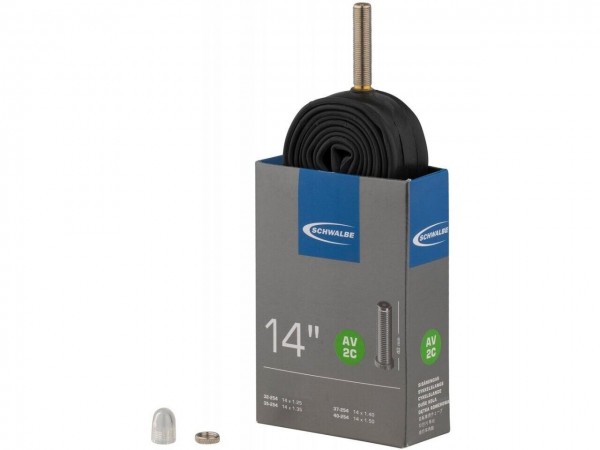 Schwalbe Schlauch 14“ AV2C 40mm 28/40-254 Butyl 60 g für Kinderfahrräder