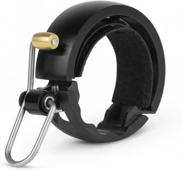 1 x Knog Oi Luxe Large Fahrradklingel Durchmesser 23,8mm - 31,8mm Matte Black